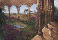 Wisteria Cloister Fine Art Print