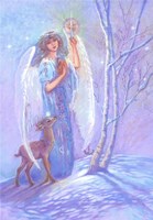 Guardian Angel Of Winter Fine Art Print