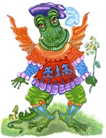 Friendly Dragon Fine Art Print