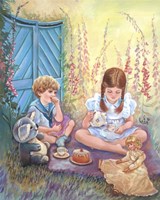 Foxglove Tea Party Fine Art Print