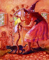 Gingerbread Witch Fine Art Print