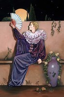 Pierrot With Fan Fine Art Print