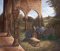 Rose Cloister Fine Art Print