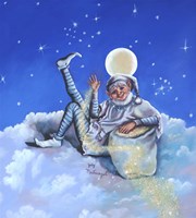 Sandman On Cloud Fine Art Print