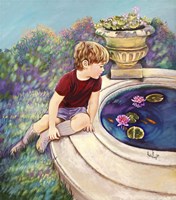 Water Lilies - Garden Gates Fine Art Print