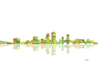 Jacksonville Florida Skyline 1 Fine Art Print