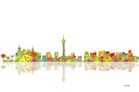 Las Vegas Nevada Skyline 1 Fine Art Print