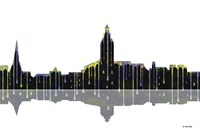 Annapolis Maryland Skyline BW 1 Fine Art Print