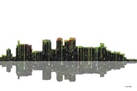 Birmingham Alabama Skyline BW 1 Fine Art Print