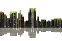 Boise Idaho Skyline BW 1 Fine Art Print