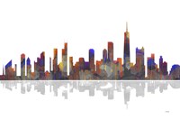 Chicago Illinois Skyline BW 2 Fine Art Print