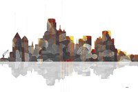 Dallas Texas Skyline BW 1 Fine Art Print