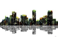 Denver Colorado Skyline BW 1 Fine Art Print