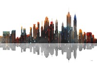 New York New York Skyline BW 2 Fine Art Print