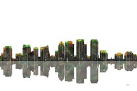 Tampa Florida Skyline BW 1 Fine Art Print