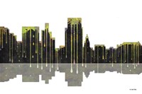 Boise Idaho Skyline BW 1 Fine Art Print