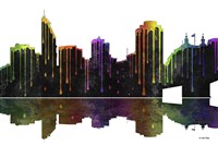 Cincinnati Ohio Skyline BW 1 Fine Art Print