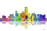 Jersey City New Jersey Skyline 1 Fine Art Print