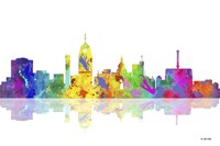 Lansing Michigan Skyline 1 Fine Art Print