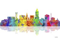 Lincoln Nebraska Skyline 1 Fine Art Print