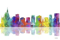 Orlando Florida Skyline 1 Fine Art Print