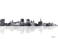 Buffalo New York Skyline BG 1 Fine Art Print