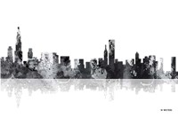Chicago Illinois Skyline BG 1 Fine Art Print