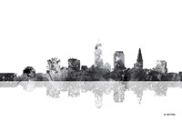 Cleveland Ohio Skyline BG 1 Fine Art Print