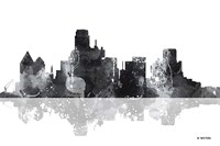 Dallas Texas Skyline BG 1 Fine Art Print