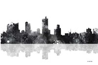 Fort Worth Texas Skyline BG 1 Fine Art Print