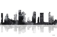 Houston Texas Skyline BG 1 Fine Art Print