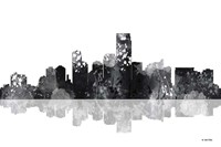 Jersey City New Jersey Skyline BG 1 Fine Art Print