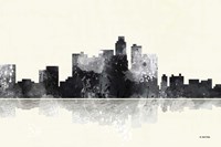 Los Angeles California Skyline BG 1 Fine Art Print