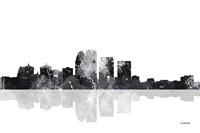 Louisville Kentucky Skyline BG 1 Fine Art Print