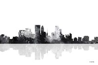 Minneapolis Minnesota Skyline BG 1 Fine Art Print
