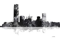 Oklahoma City Oklahoma Skyline BG 1 Fine Art Print