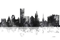 Providence Rhode Island Skyline BG 1 Fine Art Print