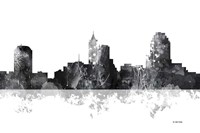Raleigh North Carolina Skyline BG 1 Fine Art Print