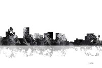 Salem Oregon Skyline BG 1 Fine Art Print