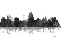 San Antonio Texas Skyline BG 1 Fine Art Print