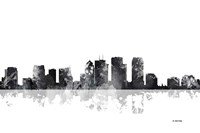 Tampa Florida Skyline BG 1 Fine Art Print