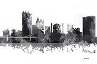 Toledo Ohio Skyline BG 1 Fine Art Print