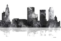Tulsa Oklahoma Skyline BG 1 Fine Art Print