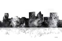 Wichita Kansas Skyline BG 1 Fine Art Print