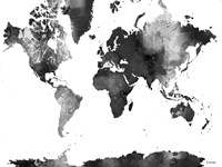 World Map BG 1 Fine Art Print