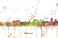 Cheyenne Wyoming Skyline Fine Art Print