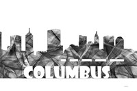 Columbus Ohio Skyline BG 2 Fine Art Print