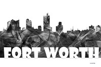 Fort Worth Texas Skyline BG 2 Fine Art Print