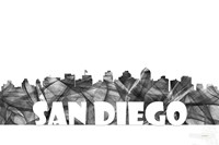San Diego California Skyline BG 2 Fine Art Print