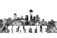 Seattle Washington Skyline BG 2 Fine Art Print